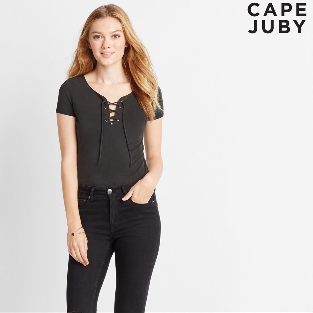 Black Tied Bodysuit